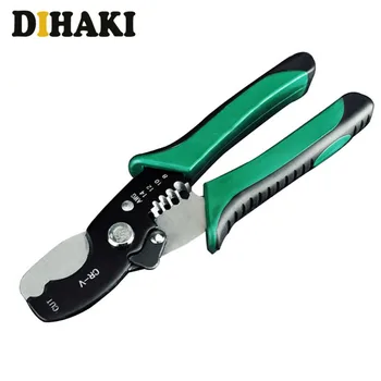 

Multi-functional Hand Tools 8" Wire Stripper Cable Cutting Scissor Stripping Pliers Cutter for Electrical dia 1.6-4.0mm