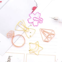 10 шт./партия Удобная Закладка в виде фламинго для книг, маркеры, милые металлические скрепки, школьные канцелярские принадлежности, подарочные канцелярские принадлежности