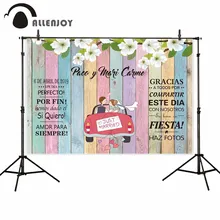 Allenjoy wedding theme photography backdrop ceremony celebration custom romantic car flower love decoraiton background photocall allenjoy custom blackboard wedding background idea chalk big heart party background photo booth diy photocall excluding bracket