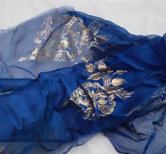 Бронзирующий Шелковый шифон эксклюзивный шифоновый цветок фея дух-супер