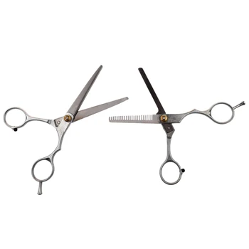 

HHFF 2 X Professional Hair Cutting & Thinning Scissors Shears Hairdressing Set NEw