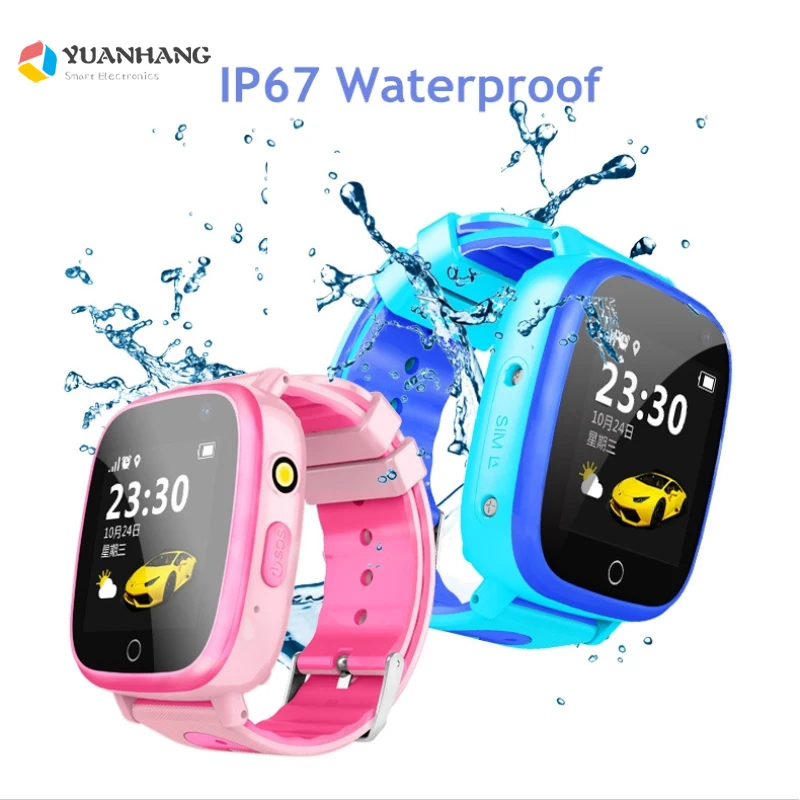 

2019 New IP67 Waterproof Smart Safe GPS LBS Location Touch Screen SOS Call Monitor Wristwatch Finder Tracker Watch for Kid Child