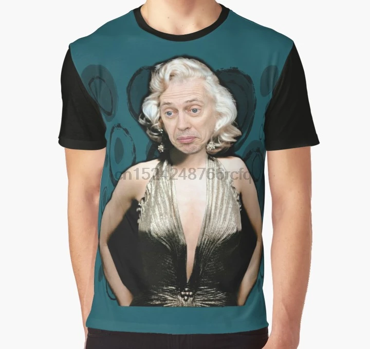 

All Over Print 3D Tshirt Men Funny T Shirt Steve Buscemi Marilyn Monroe Full Print Big print Graphic T-Shirt