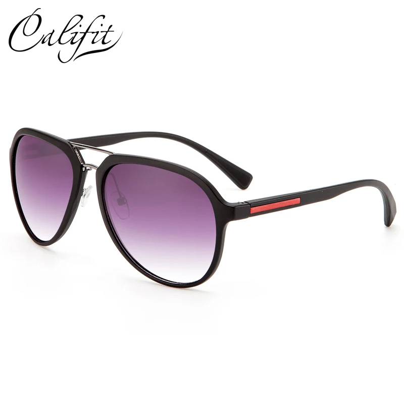 

CALIFIT Retro Sunglasses Brand Designer Original Shades Classic Sunglasses Men Cool Driving Pilot Gradient Oculos Male Vintage