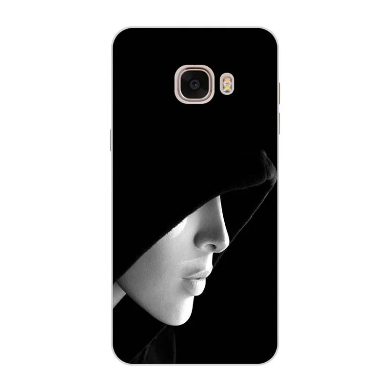 Модный мягкий из высокотемпературного полиуретана для Samsung Galaxy C7 C7000 чехол с цветочным принтом полиуретан) и силикона с откидной крышкой для Samsung Galaxy C7 SM-C7000 чехол для телефона - Цвет: A034