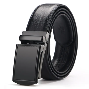

Belt For Men Black and Brown Genuine leather Casual Solid Formal Waist Dress Jeans Belts Designer Belt Automatic Buckles