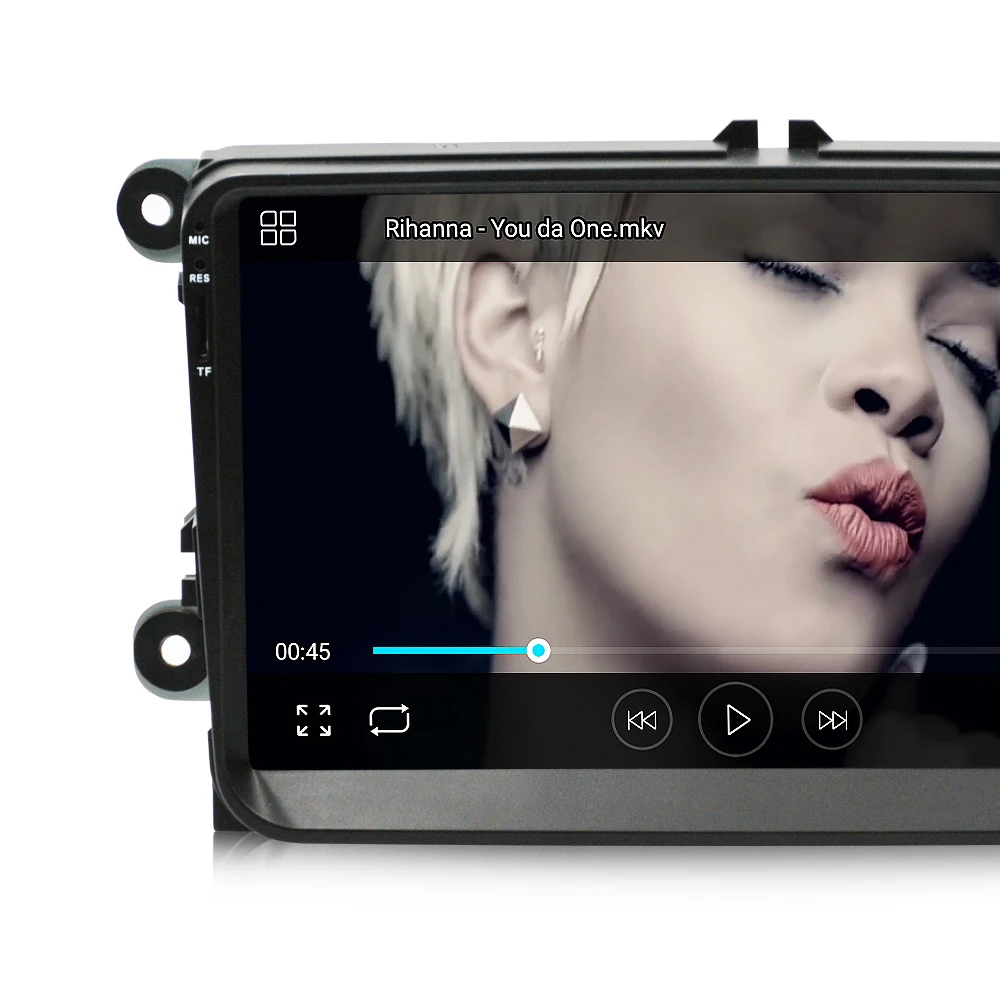 Perfect Auto Android8.1 IPS Screen Car Audio Car Player GPS Radio For VW GOLF 6 Polo Bora JETTA B6 PASSAT Tiguan SKODA OCTAVIA Bluetooth 2