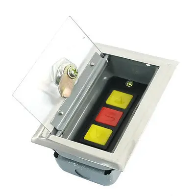 Up Down Stop 3 Button Roller Shutter Garage Door Switch