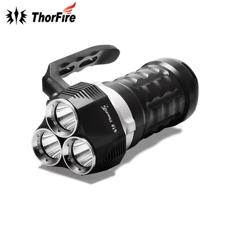 

ThorFire TD34 2000 Lumens 3 modes 3 x XPL LED Diving Flashlight Dive light Waterproof Searchlight Underwater 70m 18650 Torch