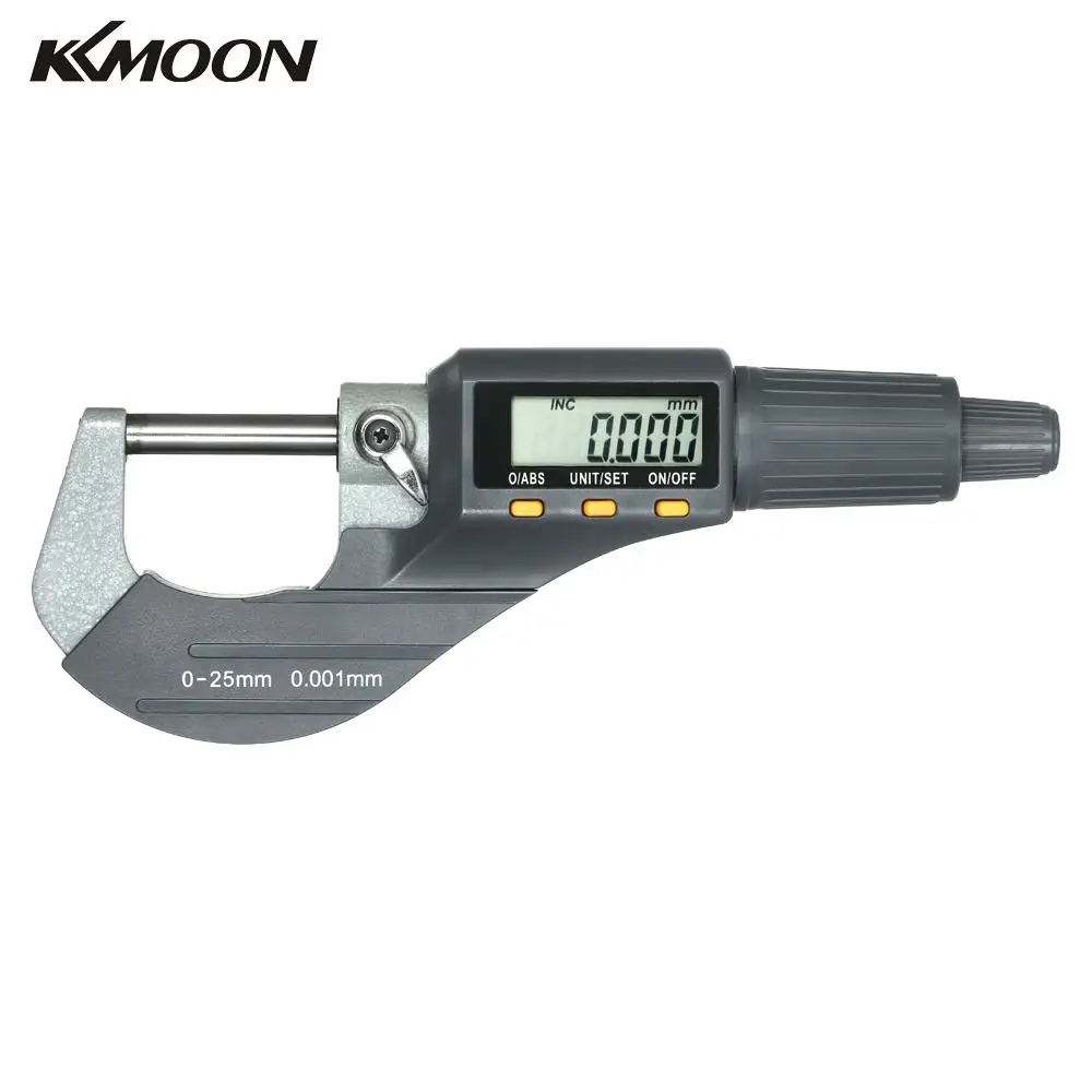 High quality 0 25mm Micron Digital outside Micrometer Electronic