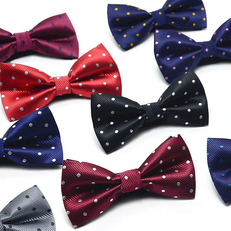 New Mens Fashion Jacquard Bowtie Wedding Party Bow Tie Leisure Casual ...