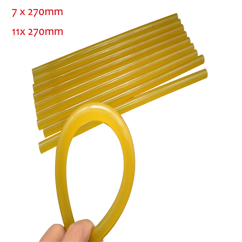 

Yellow Hot Melt Glue Sticks 11mm or 7mm For Electric Glue Gun Car Audio Craft Repair General Purpose Adhesive Stick