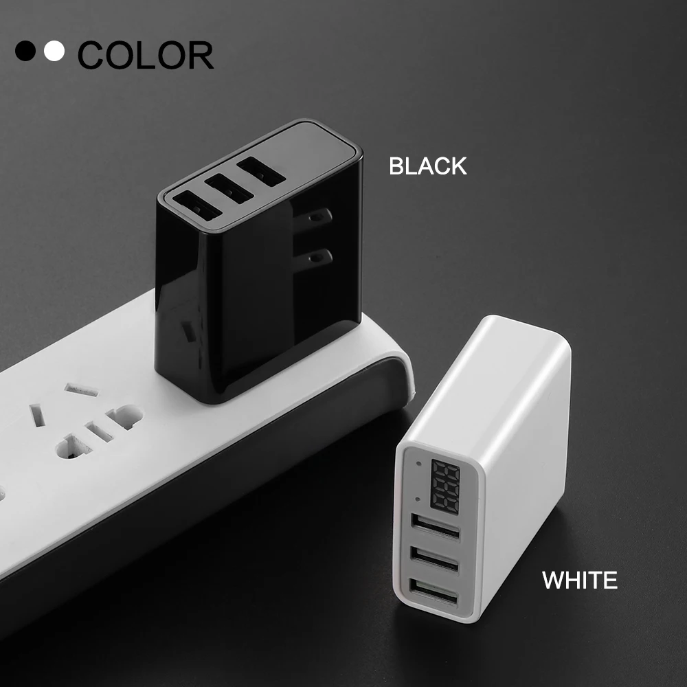 REVIEW Powstro Universal 5V 3A 3 USB smartphone Charger Current Voltage