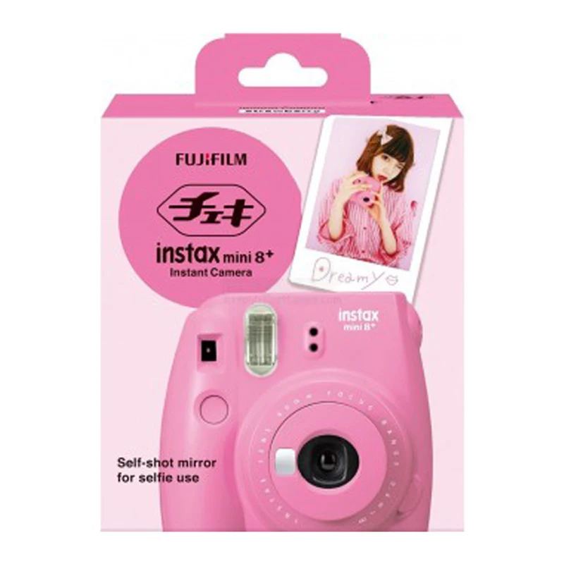Fujifilm Instax Mini 8 Plus камера клубника + Fuji Instant 50 пленка с белым краем простая