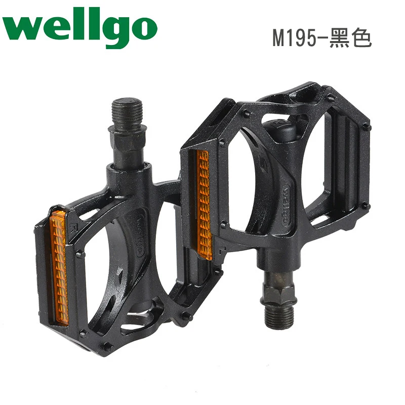 -WELLGO-Genuine-Aluminum-alloy-m195-ultralight-bicycle-pedal-Cr-mo-steel-mandrel-double-DU-bearing (2)
