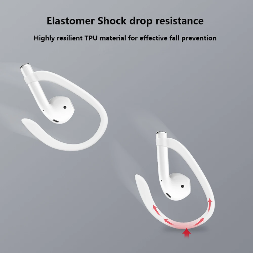 1 Pair Protective Earhooks Holder Secure Fit Hooks For Airpods Apple Wireless Earphones Accessories Silicone Sports Anti-lost 1 Pair Protective Earhooks Holder Secure Fit Hooks For Airpods Apple Wireless Earphones Accessories Silicone Sports Anti-lost