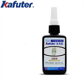 

New Metal Wood Plastic Superior Strength Kafuter Strong Bonding Visible UV Light Cure Adhesive Glue LCD