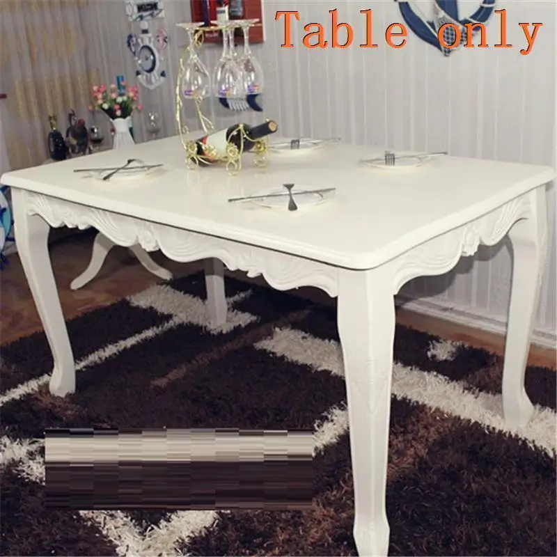 Mueble обеденный набор Marmol Tafel Esstisch Tavolo Da Pranzo, деревянный обеденный стол в европейском стиле - Цвет: MODEL U