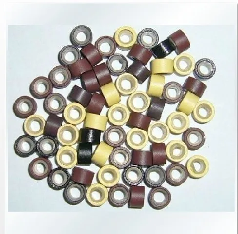 cabelo silicone micro contas snap-on ferramentas anel