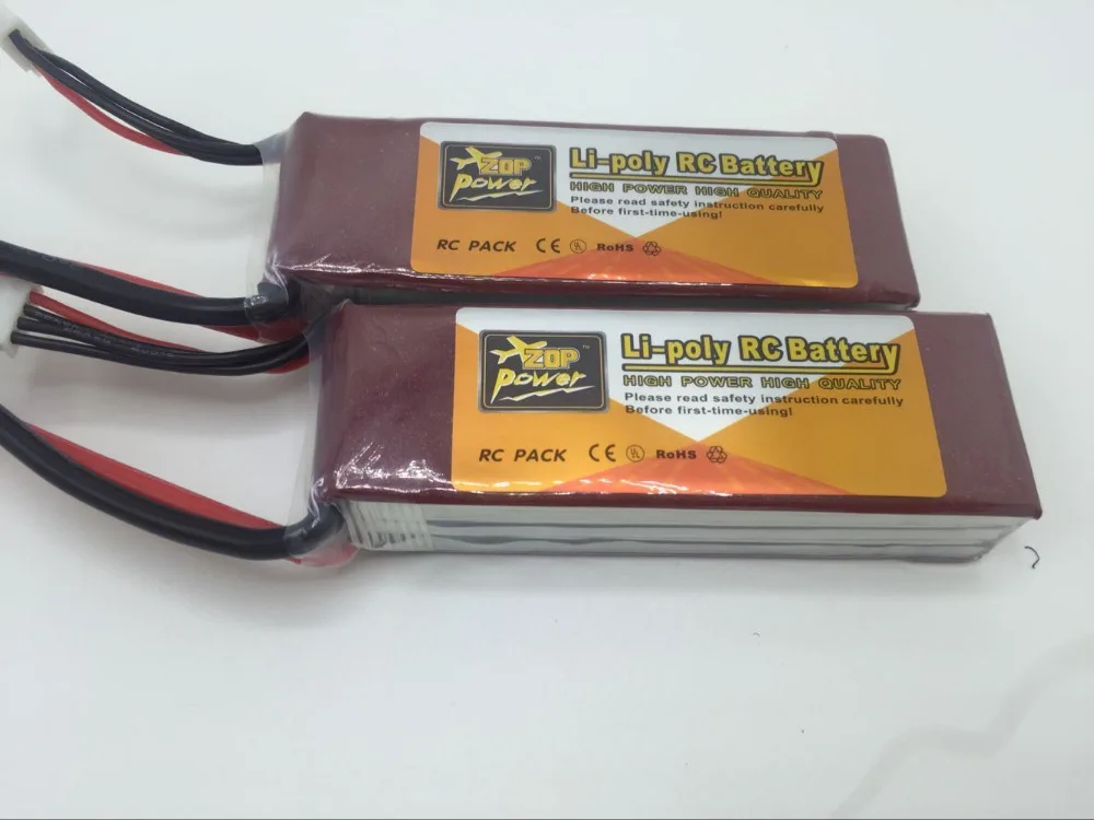 2 шт./лот ZOP Power 3S 11 1 В 2200 мАч 30C Lipo батарея с Т образной вилкой для радиоуправляемого