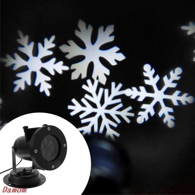 

Waterproof LED Stage Light AC 100-240V Laser Diifferent Patterns Projection Lamp xiujia