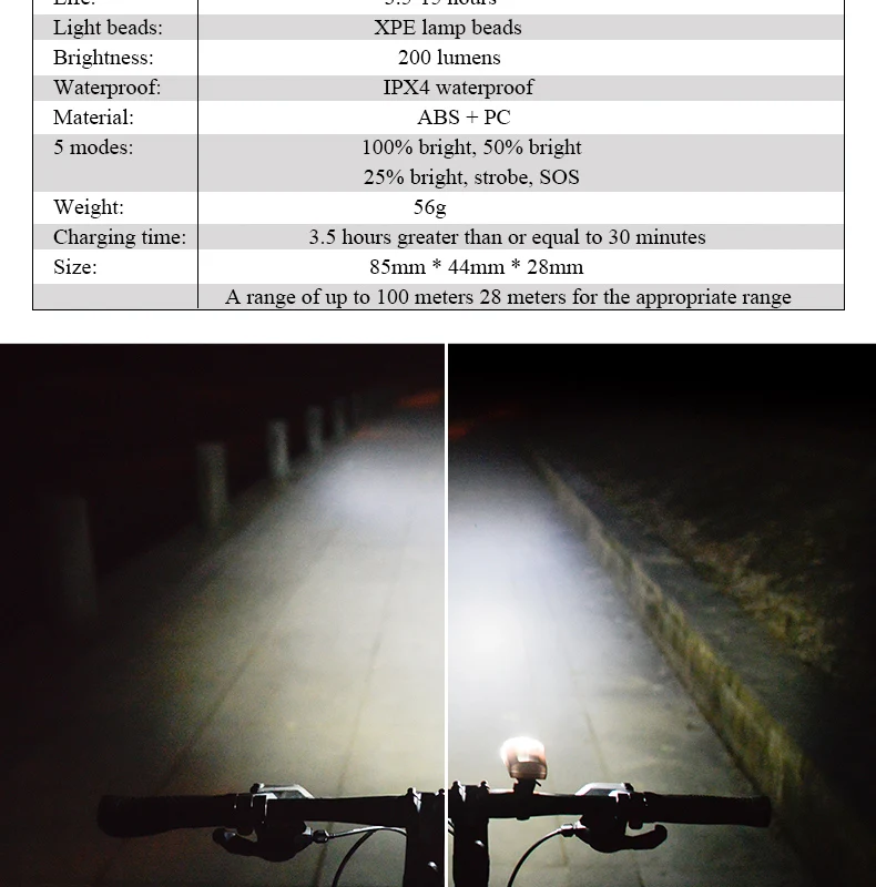 Perfect WHEEL UP Bicycle Light Bike Waterproof IPX4 Headlight USB Rechargeable Mini Anti-Glare XPE Lamp Beads Floodlight Cycling Light 4 Perfect WHEEL UP Bicycle Light Bike Waterproof IPX4 Headlight USB Rechargeable Mini Anti-Glare XPE Lamp Beads Floodlight Cycling Light 4