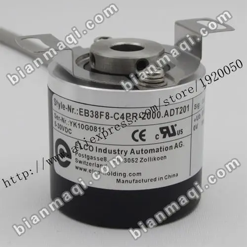 stock EB38F8-C4PR-2000.ADT201 Elco ELCO 2000 line rotary encoder hollow shaft stock EB38F8-C4PR-2000.ADT201 Elco ELCO 2000 line rotary encoder hollow shaft