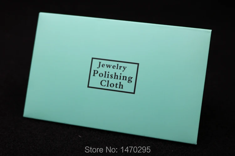 100pcs silver polish cleaning polishing cloth with package silver cleaning cloth wiping cloth of silver jewelry suede maintenanc Jewelry Tools