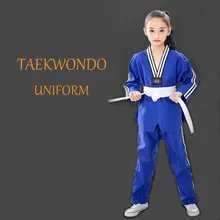 Professional Taekwondo Uniform Adult and Children Dobok Embroidery Pattern Uniforms long sleeve unisex Taekwondo Clothing T 2017 children kids taekwondo dobok wtf approved taekwondo fitness training dobok uniforms long sleeve kung fu clothes110 150cm