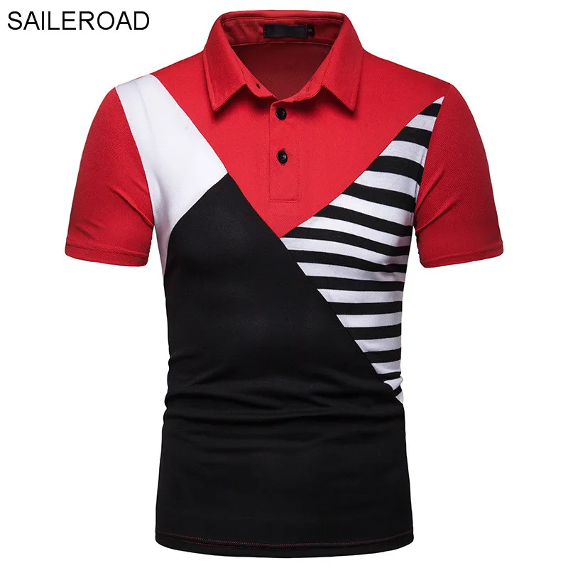 

SAILEROAD Brand Clothing Men Polo Shirt Business Casual Male Polo Shirt Short Sleeve High Quality Top Camiseta Polo Hombre