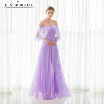 

Lavender Bridesmaid Dresses Cheap 2020 Strapless A Line Chiffon Robe Demoiselle D'honneur Maid Of Honor Dress Custom Made