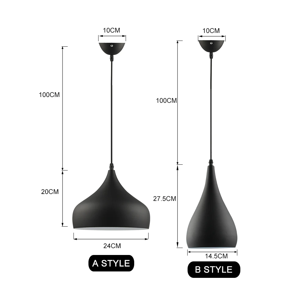  Kitchen Modern Simple Led Pendant Light For Dining Room Restaurant Lamp Aluminum Hanging Room Lamp  - 32610663661