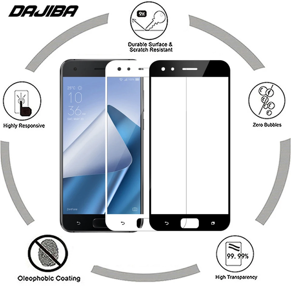 3D 9H полное покрытие закаленное стекло для Asus ZenFone 4 Pro ZS551KL Защитная пленка ZS551 551 551KL