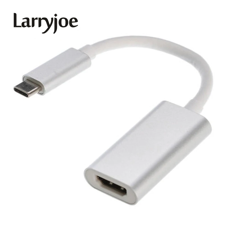 4K Ультра HD USB 3 1 USB-C Тип C на HDMI-Совместимость-F-адаптер HDTV Dongle кабель адаптер