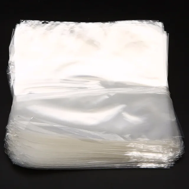 100/300/500pcs POF Transparent Shrink Wrap Film Heat Seal Bags Pouch 15