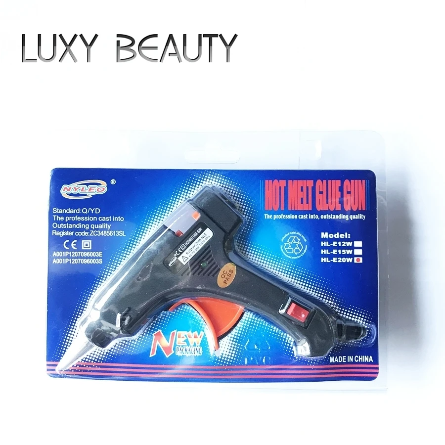 LUXY BEAUTY Hot Melt Glue Gun High Temp Handy Heater Glue Can Be Used For Hair Wig Bonding For DIY