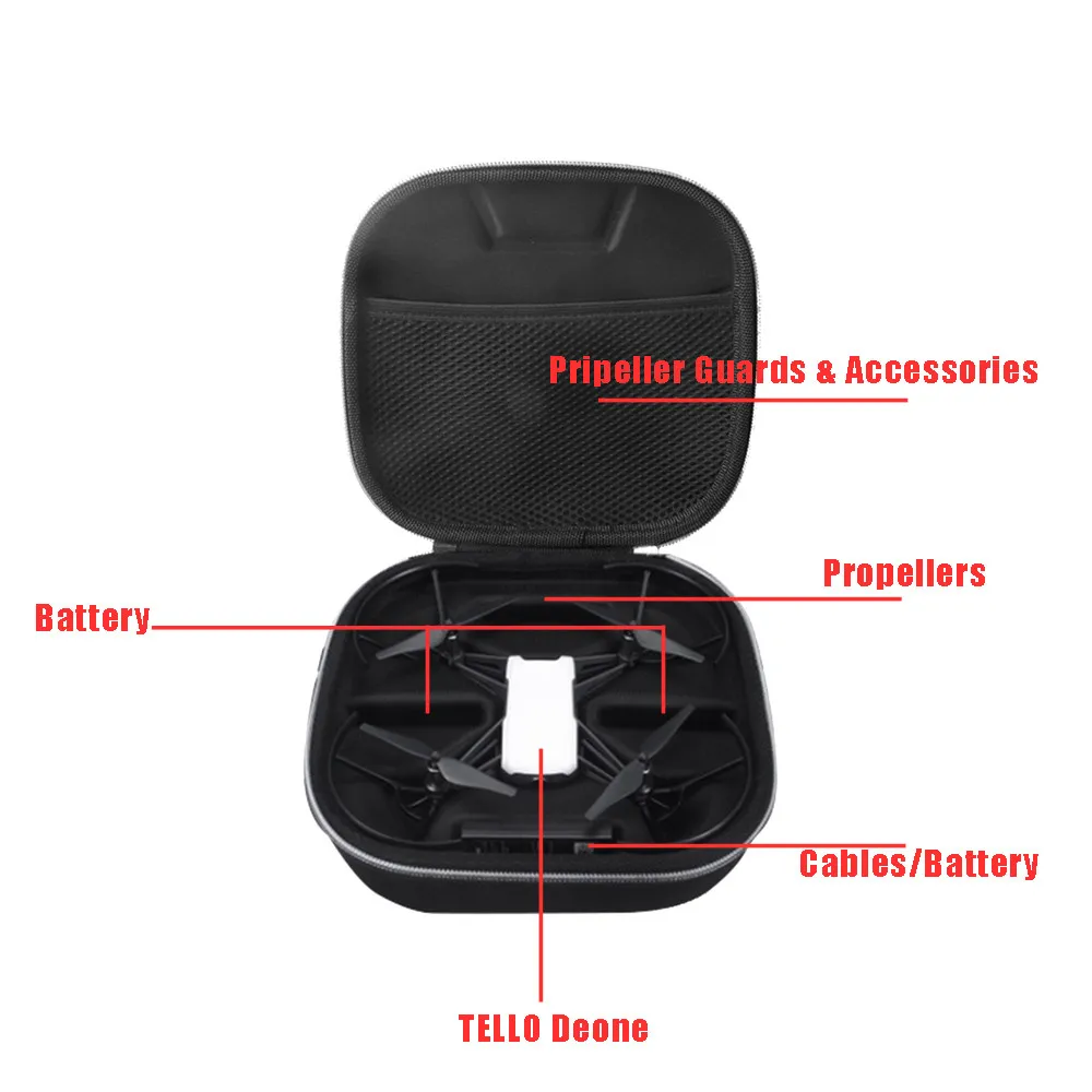 Водонепроницаемая Портативная сумка, сумка для хранения, чехол для переноски, защита для DJI Tello Drone 15A, Прямая поставка