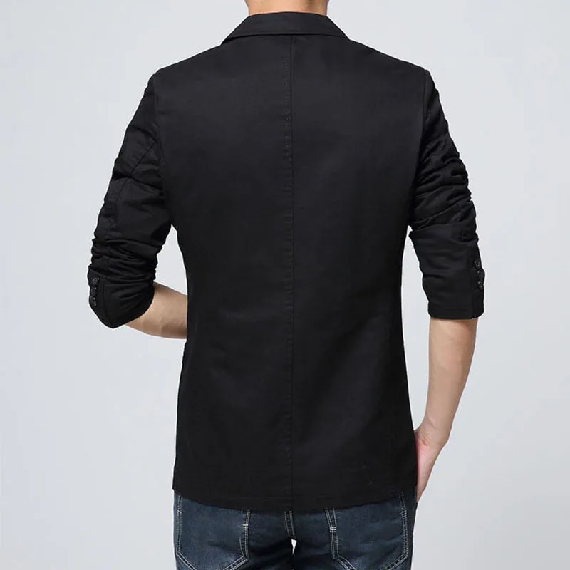 brand high quality Autumn winter men casual blazer men's cotton long suit Jacket slim fit Men's classic slim blazer for male brand high quality Autumn winter men casual blazer men's cotton long suit Jacket slim fit Men's classic slim blazer for male