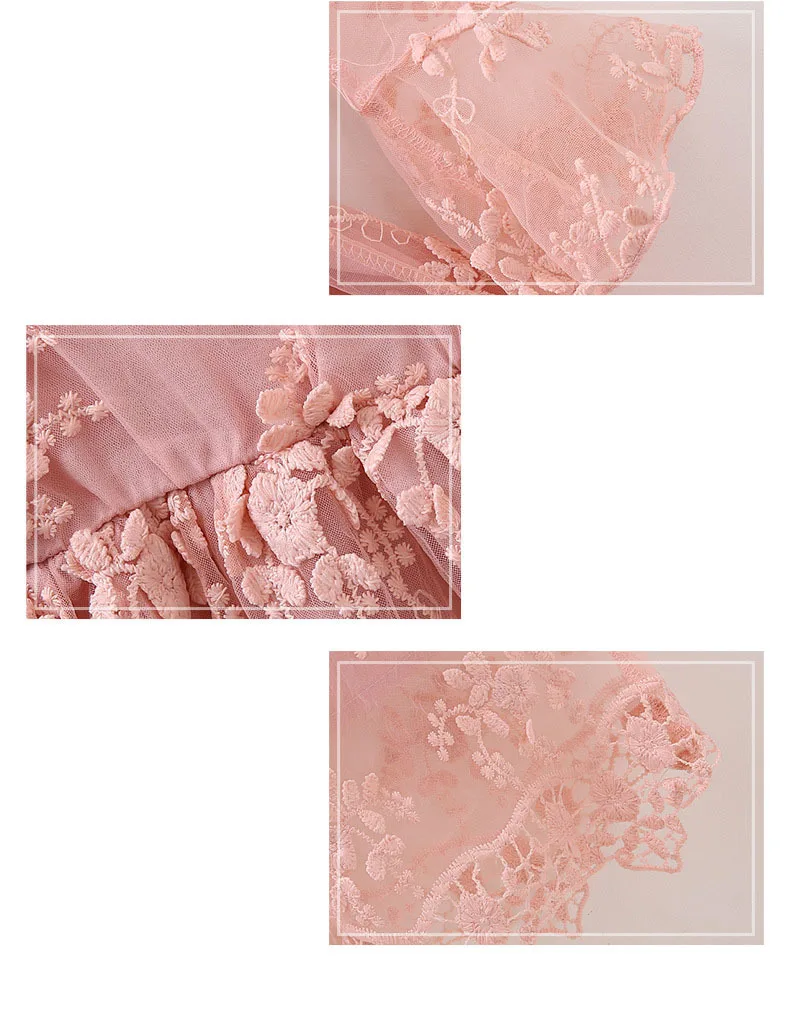 lace crochet flowers baby big girls summer dress Children clothing for 2 4 6 8 10 12 11 13 years flare sleeve kids beautiful girls dresses 3 4 5 6 7 8 9 10 11 12 13 14 years big girls mid long wgite pink purple summer dress for kids girls  ( (8)
