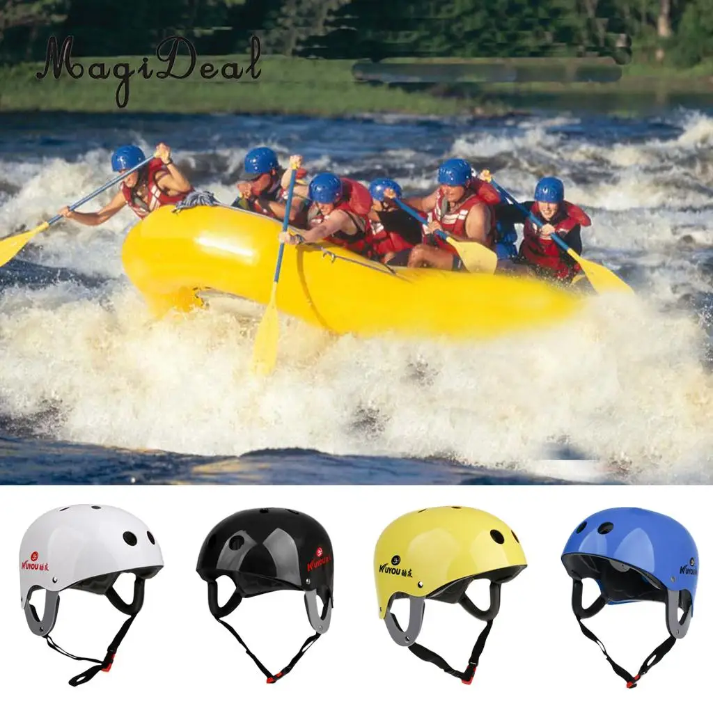 Buy MagiDeal New Adjustable Rafting Helmet Kayaking