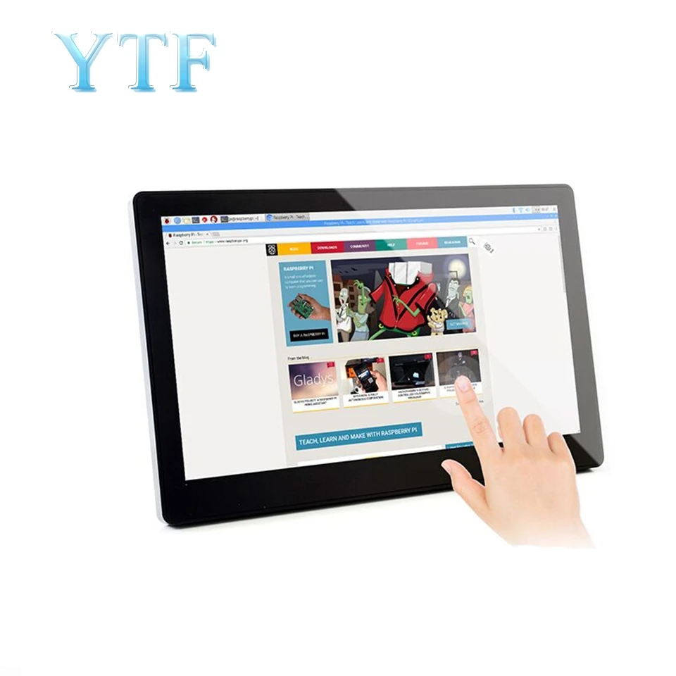  Raspberry Pi 11.6 inch VGA/HDMI HD display IPS screen tempered glass capacitive touch screen