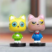 Mr Tea милый мини-Кот автомобиль орнамент мультфильм встряхнуть голову кукла авто украшение интерьера авто украшение приборной панели аксессуары