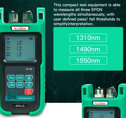 KOMSHINE KPN-35 PON мощность метр 1310/1550/1490 FTTH FTTX равен JDSU OLP-35 волокно производитель цена на акции