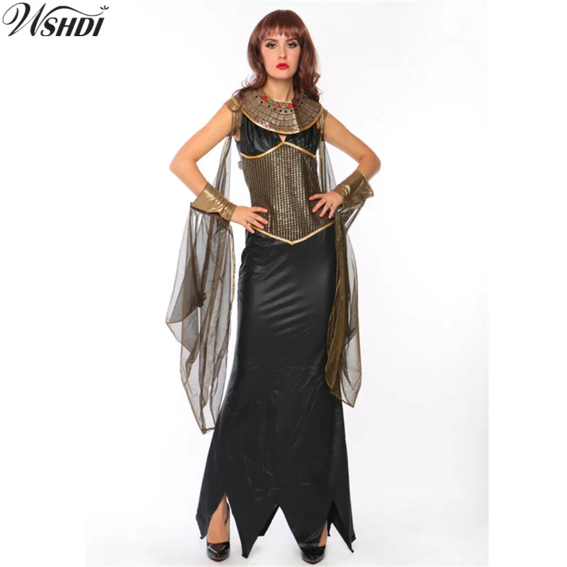 Adult Egyptian Cleopatra Costumes Sexy Queen Clothing Greek Goddess 