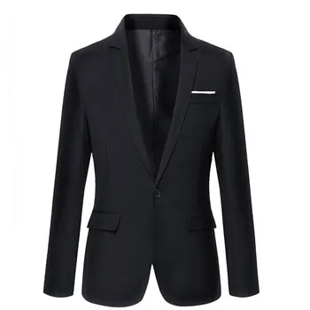 

Customized new fashion Slim men's suit single button gentleman men's suit jacket boys business formal suit jacket