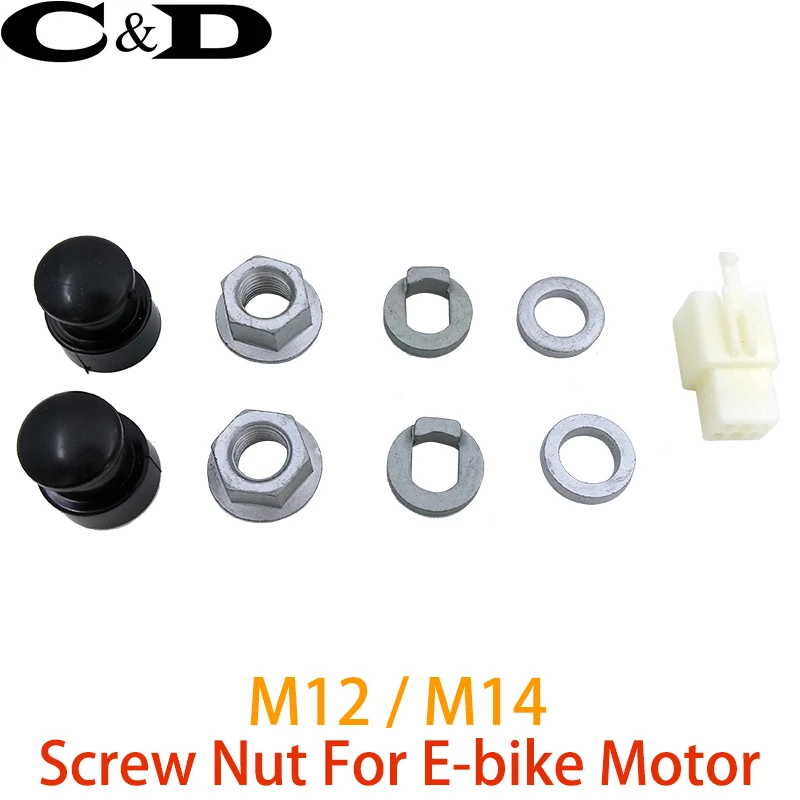 Clearance M12 / M14 Screw Nut  For Electric bicycle E-bike Motor 0