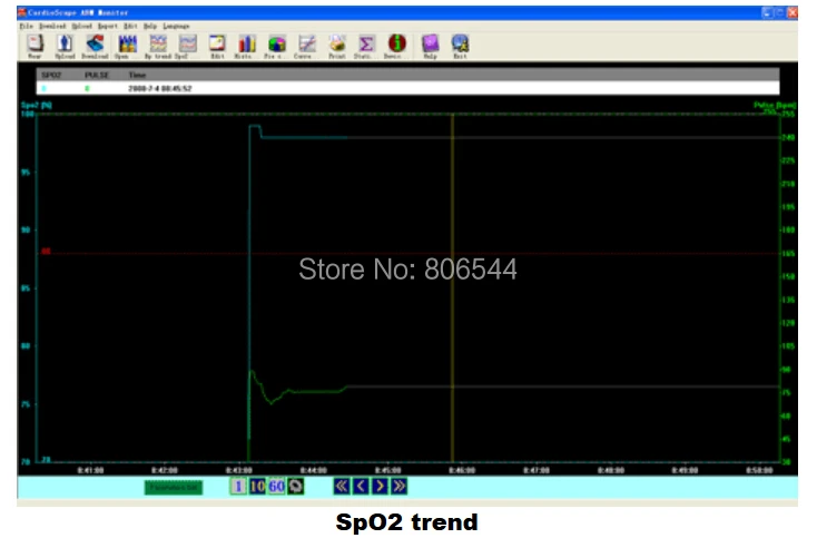 Цвет ЖК-дисплей комбо СМАД+ SPO2 амбулаторно Приборы для измерения артериального давления Мониторы+ автоматическая 24 h BP измерения rm-abpm3
