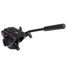 

Tripod Fluid Head With Quick Release Sliding Plate 1/4 Inch And 3/8 Inch Screw Mount Adapter For Manfrotto 501PL DSLR