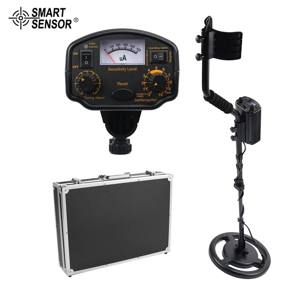 

SAMRT SENSOR AS964 Underground Metal Detector Handheld Treasure Hunter Gold Digger Finder Sensitive Adjustable Scanner Hunting