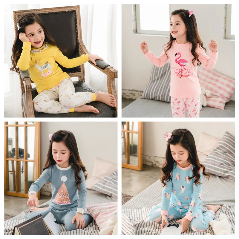 

High Quality Kids Boys Pijamas Cartoon Pyjama Baby Girls Christmas Pajamas Pyjamas Kids Toddle Homewear Sets Sleepwear CA307